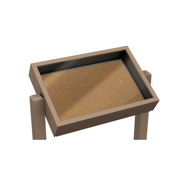 Outdoor Enclosed Combo Board, 48"x36", Bronze Frame/Black Porc & Pearl